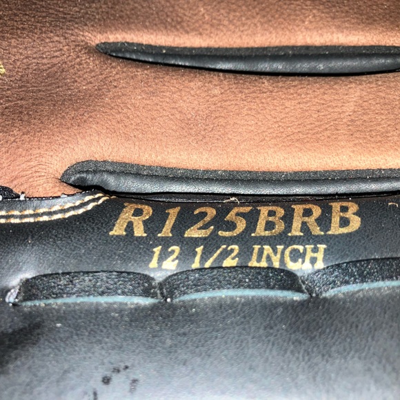 Rawlings Renegade R125BRB baseball glove mitt mit leather 12 1/2 sports ball - Picture 5 of 7